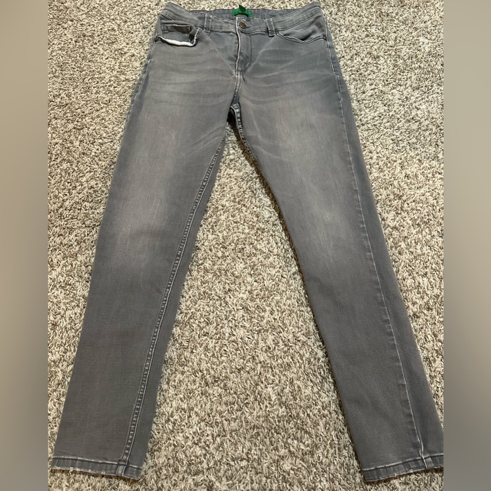 Dip Light Gray Jeans Women’s Size 14 Classic Casual Denim Pants